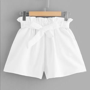 SOLD White High Waisted Shorts!